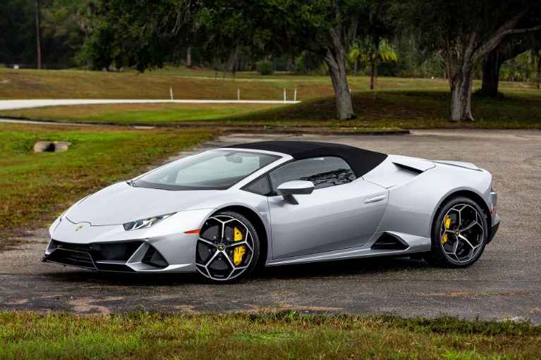 Used 2020 Lamborghini Huracan LP 640-4 EVO Spyder for sale Sold at McLaren Orlando LLC in Winter Park FL 32789 2
