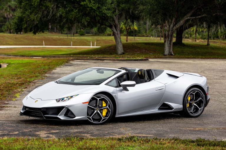 Used 2020 Lamborghini Huracan LP 640-4 EVO Spyder for sale Sold at McLaren Orlando LLC in Winter Park FL 32789 1