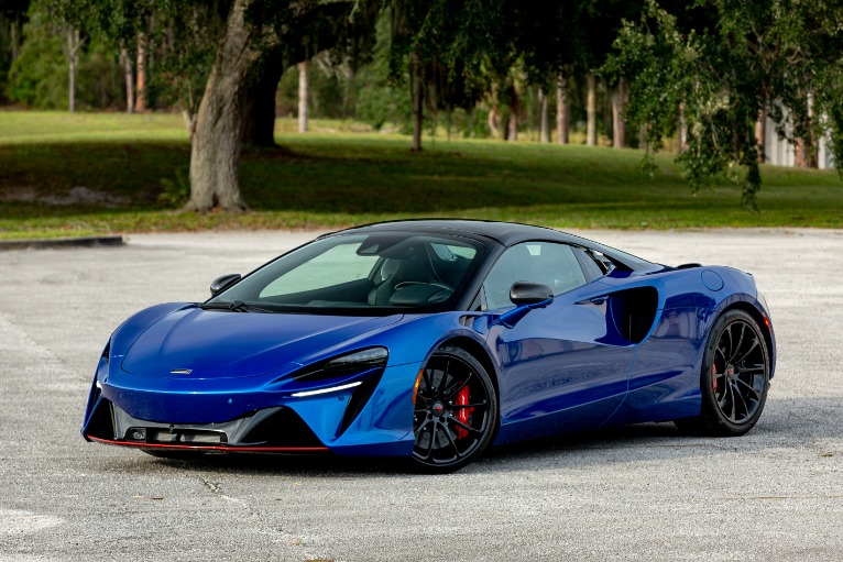 New 2025 McLaren Artura Spider TechLux for sale Sold at McLaren Orlando LLC in Winter Park FL 32789 3