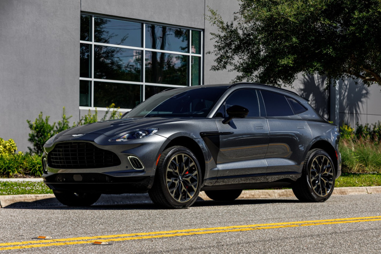Used 2021 Aston Martin DBX for sale Sold at McLaren Orlando LLC in Winter Park FL 32789 1