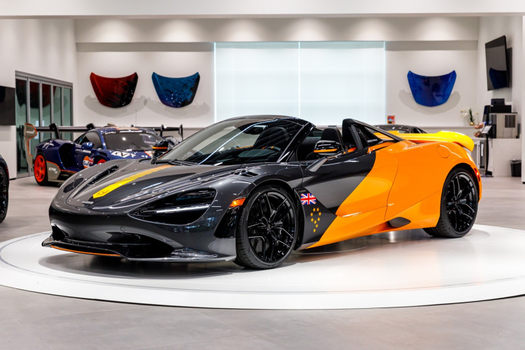 New 2026 McLaren 750S Spider Constructors Livery for sale Sold at McLaren Orlando LLC in Winter Park FL 32789 1