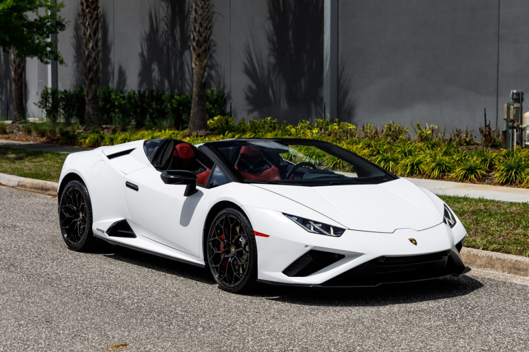 Used 2021 Lamborghini Huracan EVO Spyder for sale $269,997 at McLaren Orlando LLC in Winter Park FL 32789 1