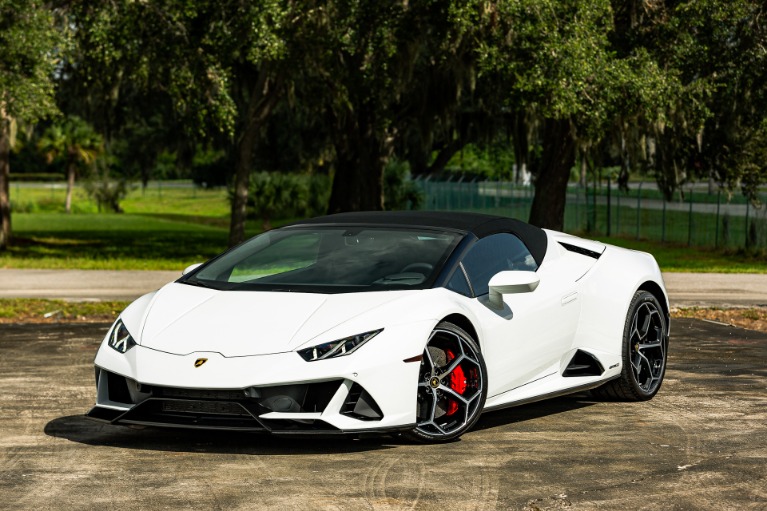 Used 2020 Lamborghini Huracan LP 640-4 EVO Spyder for sale Sold at McLaren Orlando LLC in Winter Park FL 32789 2