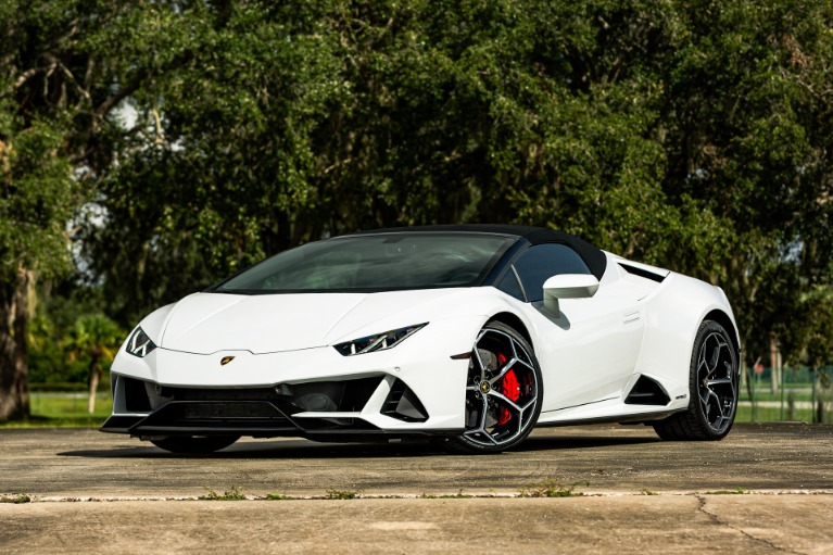 Used 2020 Lamborghini Huracan LP 640-4 EVO Spyder for sale Sold at McLaren Orlando LLC in Winter Park FL 32789 3