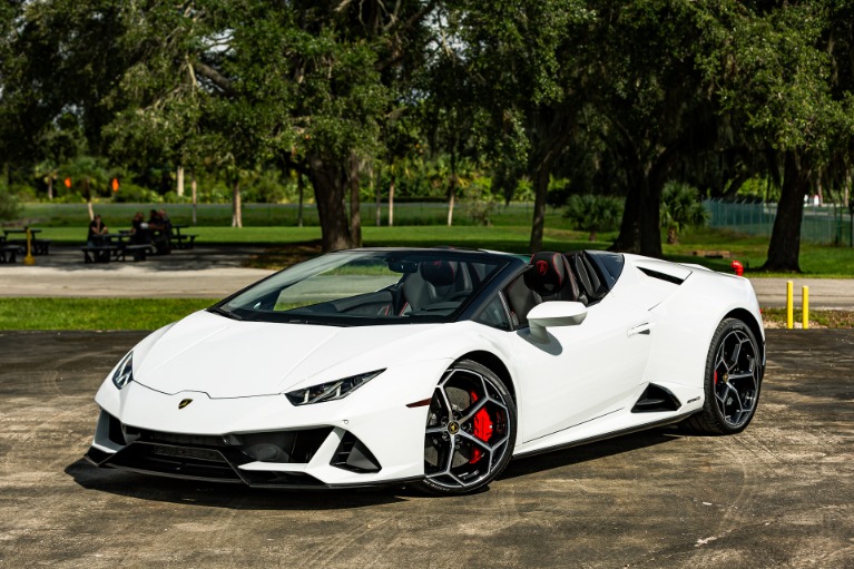 Used 2020 Lamborghini Huracan LP 640-4 EVO Spyder for sale Sold at McLaren Orlando LLC in Winter Park FL 32789 1