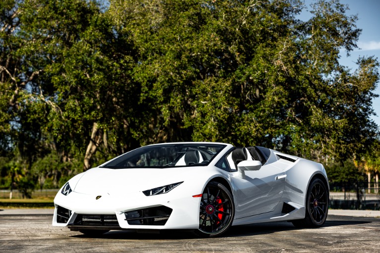 Used 2019 Lamborghini Huracan LP 580-2 Spyder for sale Sold at McLaren Orlando LLC in Winter Park FL 32789 2