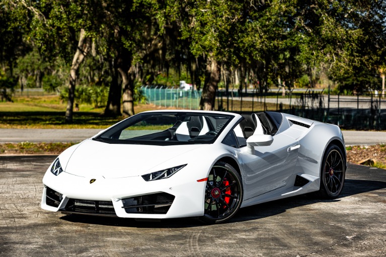 Used 2019 Lamborghini Huracan LP 580-2 Spyder for sale Sold at McLaren Orlando LLC in Winter Park FL 32789 1